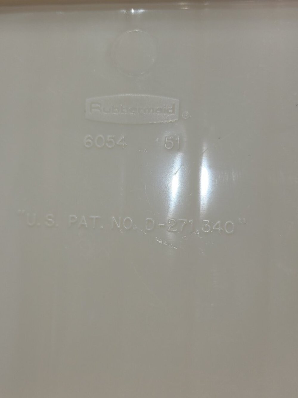 Rubbermaid 6054 Vintage Plastic Dish Drying Rack Space Saver - Picture 4 of 4